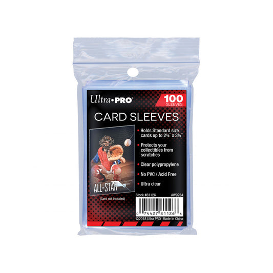 Ultrapro Sleeve Protection Souple 6.5x9cm | Sleeves protège carte transparent