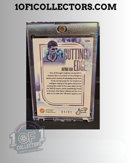 Verso carte António Silva 2025 Futera Cutting Edge 1/1
