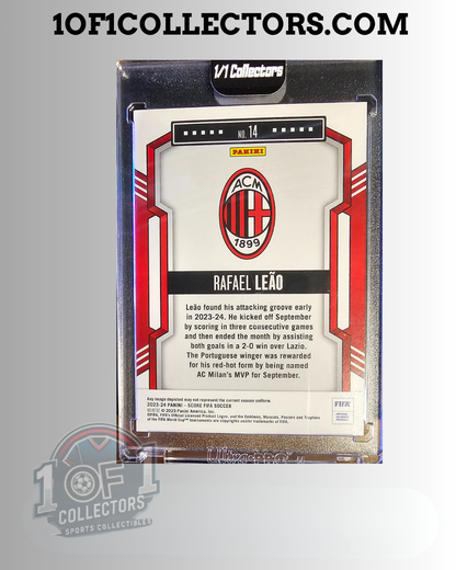 Verso carte Rafael Leão 2023-24 Panini Score FIFA 1/1
