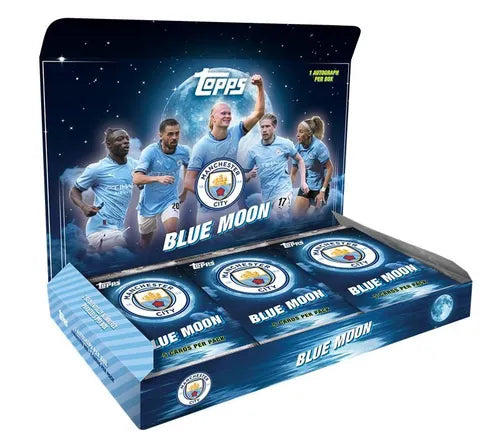 2024/25 Topps Manchester City Blue Moon Hobby Box ( en préco )