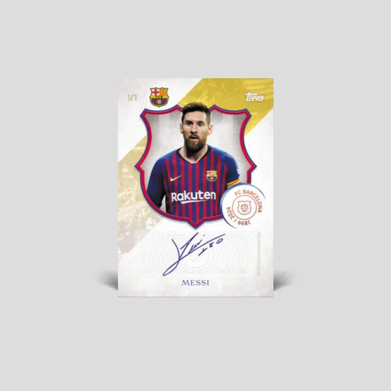topps chrome Messi 125