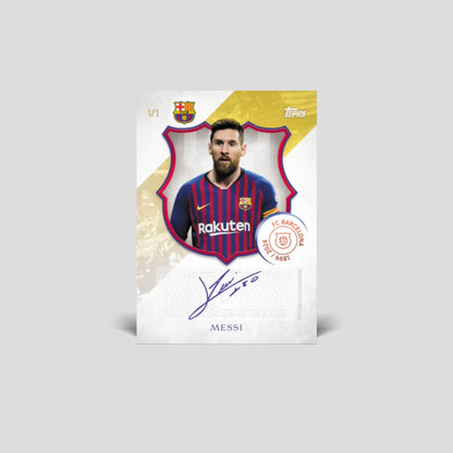 topps chrome Messi 125